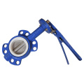 Wafer type with PTFE seat butterfly valve